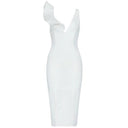 Elegant V-neck Dress Redefining Elegance Chic Split Strap