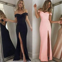 Elegant Vinylon Evening Gown For Women