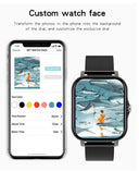 Elegant Waterproof Fitness Tracker with Bluetooth Calling