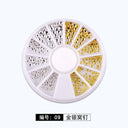 Elegant White Nail Art Pearl And Rhinestone Manicure Kit Set