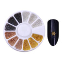 Elegant White Nail Art Pearl And Rhinestone Manicure Kit Set