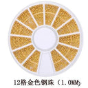 Elegant White Nail Art Pearl And Rhinestone Manicure Kit Set