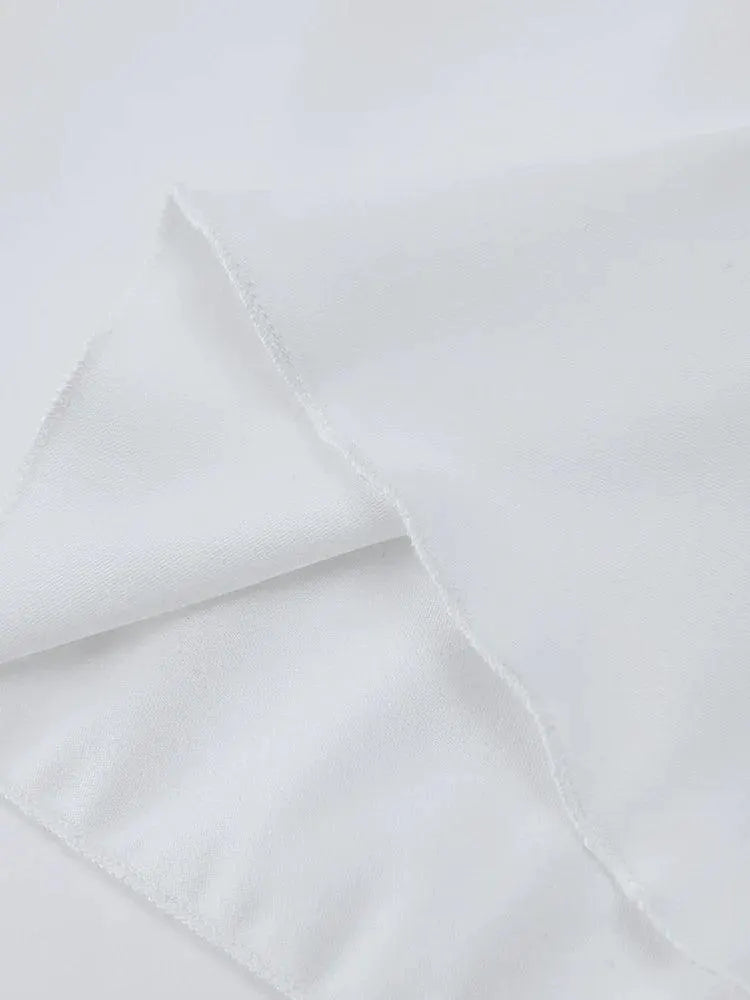 Elegant White One Shoulder Mini Dress Backless Evening Wear