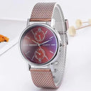 Elegant Women's Fashion Quartz Watch Stylish Silicone Timepiece