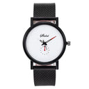 Elegant Women's Fashion Quartz Watch Stylish Silicone Timepiece