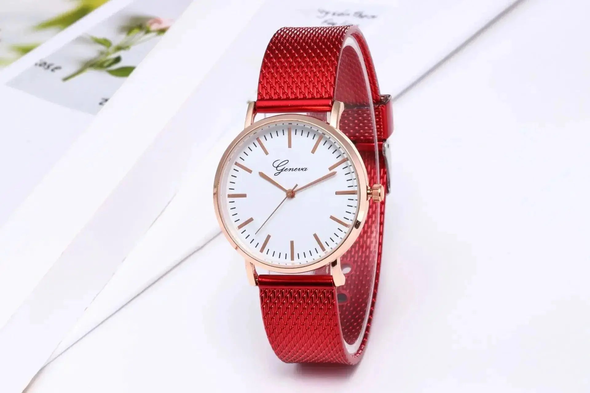 Elegant Womens Fashion Quartz Watch With Silicone Band - OurLum.com