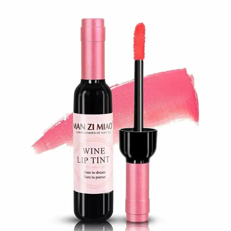 Wine Red Lip Tint Pink Lip Gloss Duo For Bold Subtle Looks