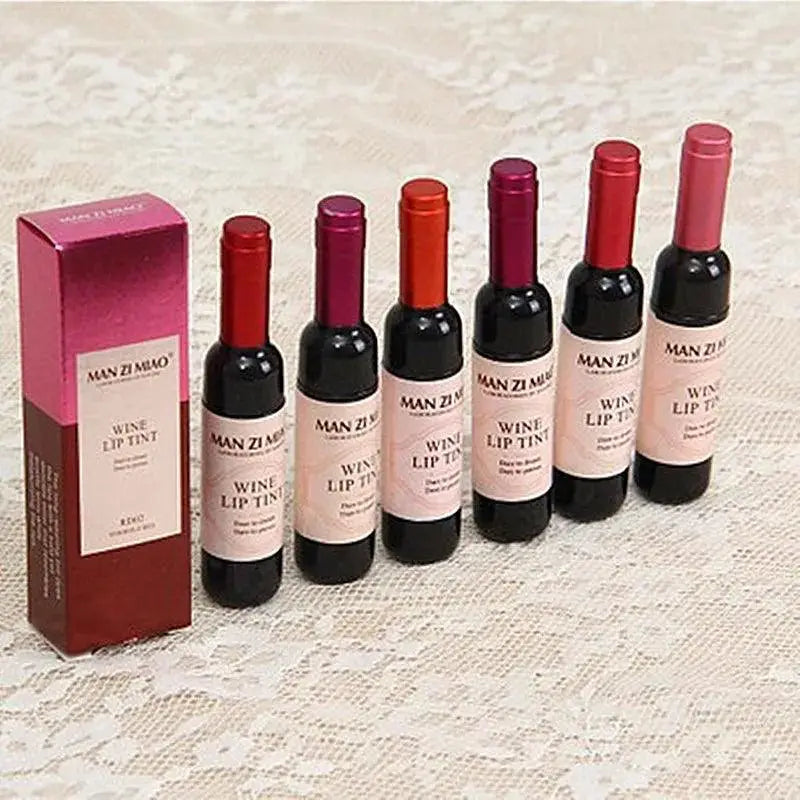 Wine Red Lip Tint Pink Lip Gloss Duo For Bold Subtle Looks