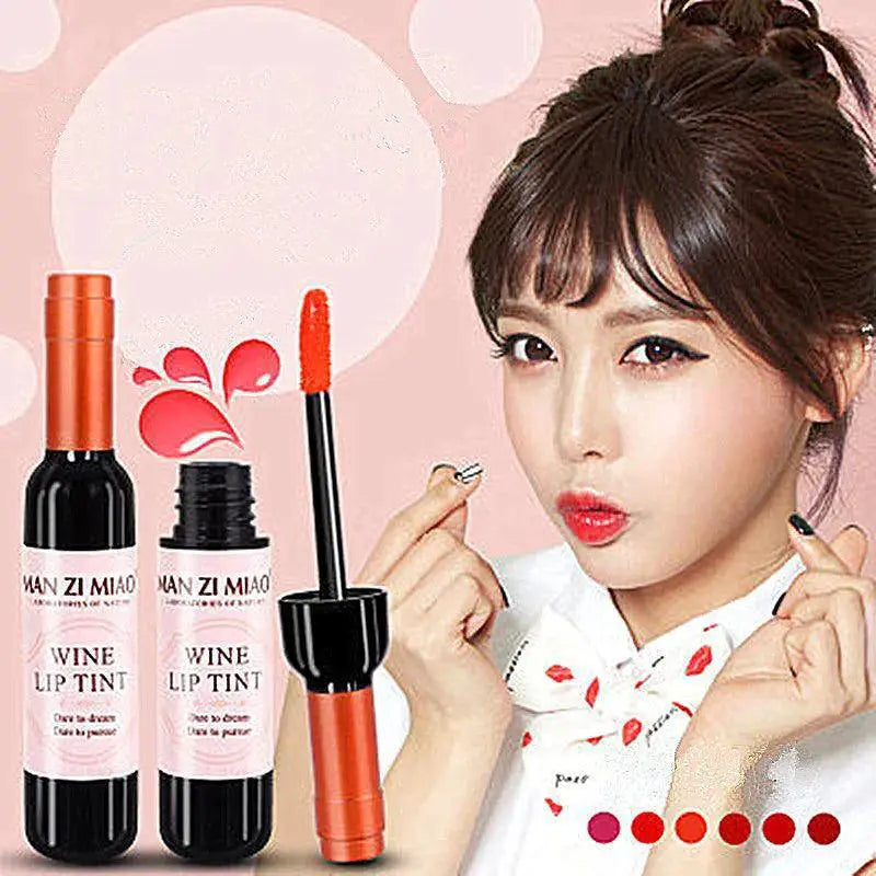 Wine Red Lip Tint Pink Lip Gloss Duo For Bold Subtle Looks