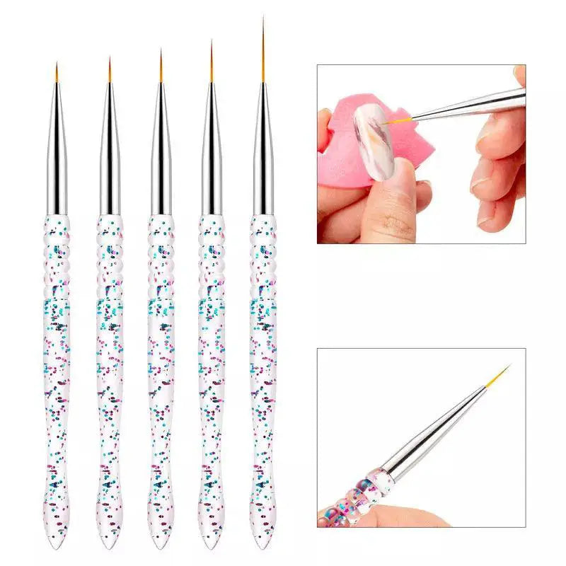 Pro Nail Art Brush Set for Beginners and Professionals