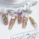 Embellished Nail Art Kit Sparkling Rhinestones Pearls Gems