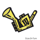 Embroidered Music Rock Patches for Clothing Punk Style