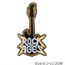 Embroidered Music Rock Patches for Clothing Punk Style