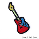 Embroidered Music Rock Patches for Clothing Punk Style