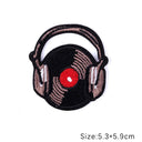 Embroidered Music Rock Patches for Clothing Punk Style