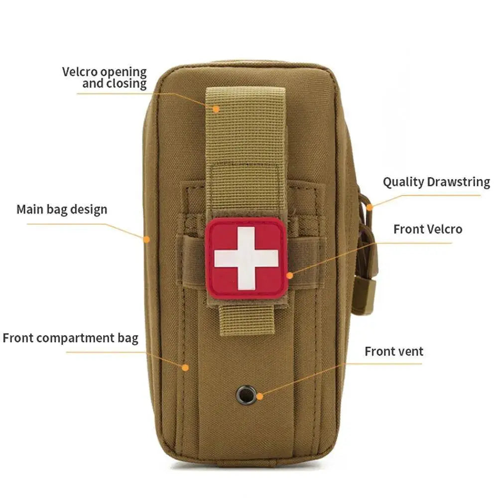 Emergency Survival Gear Compact Tactical First Aid Kit
