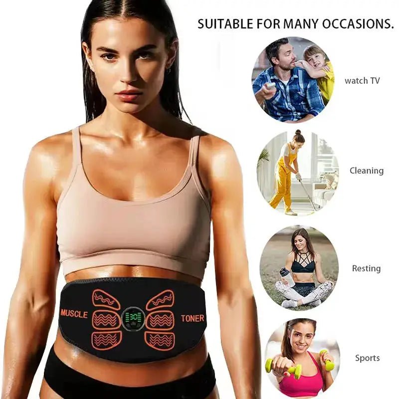 EMS Abdominal Belt for Faster Workouts
