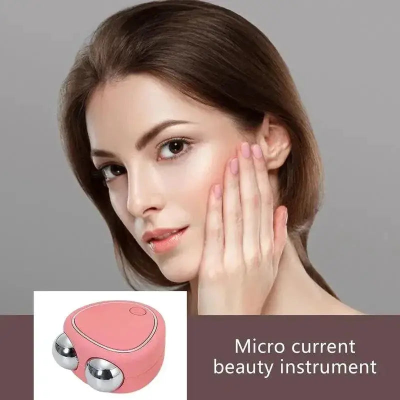 EMS Microcurrent Face Lift Massager Roller Beauty Device