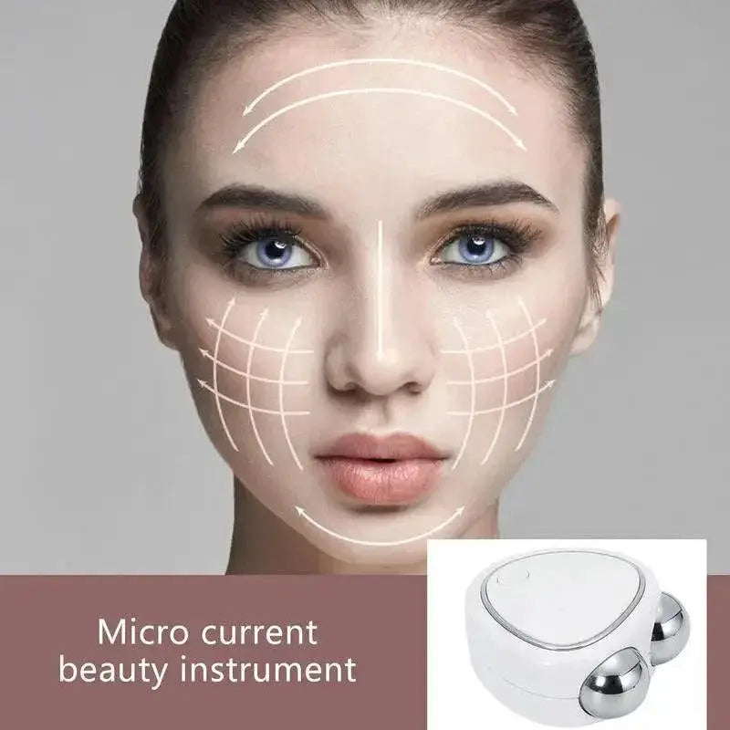 EMS Microcurrent Face Lift Massager Roller Beauty Device