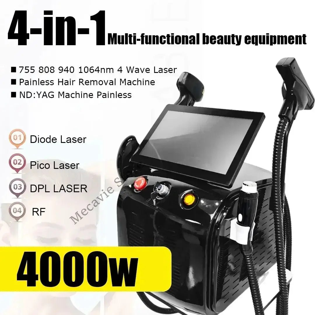 Emsnova 4000W 4 In 1 Diode Laser Hair And Tattoo Removal Spa Rejuvenation