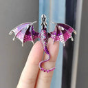 Vivid Dragon Brooches for Office Attire