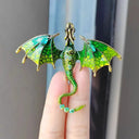 Vivid Dragon Brooches for Office Attire