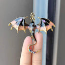 Vivid Dragon Brooches for Office Attire