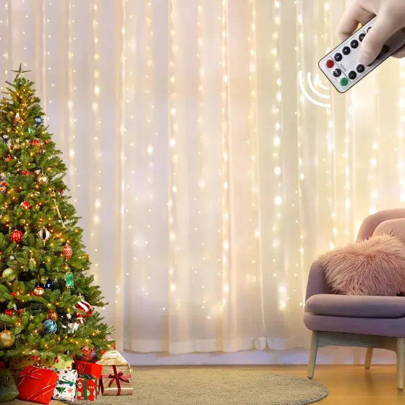 Enchanting 8 Mode LED Fairy Light Garland for Christmas