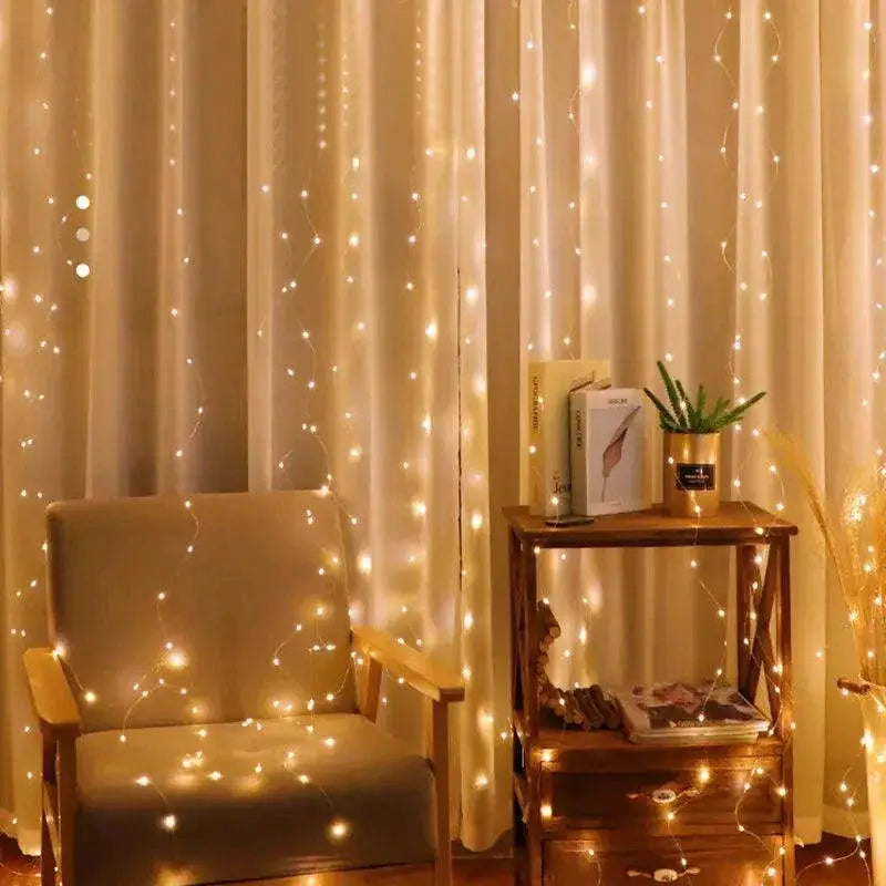 Enchanting 8 Mode LED Fairy Light Garland for Christmas