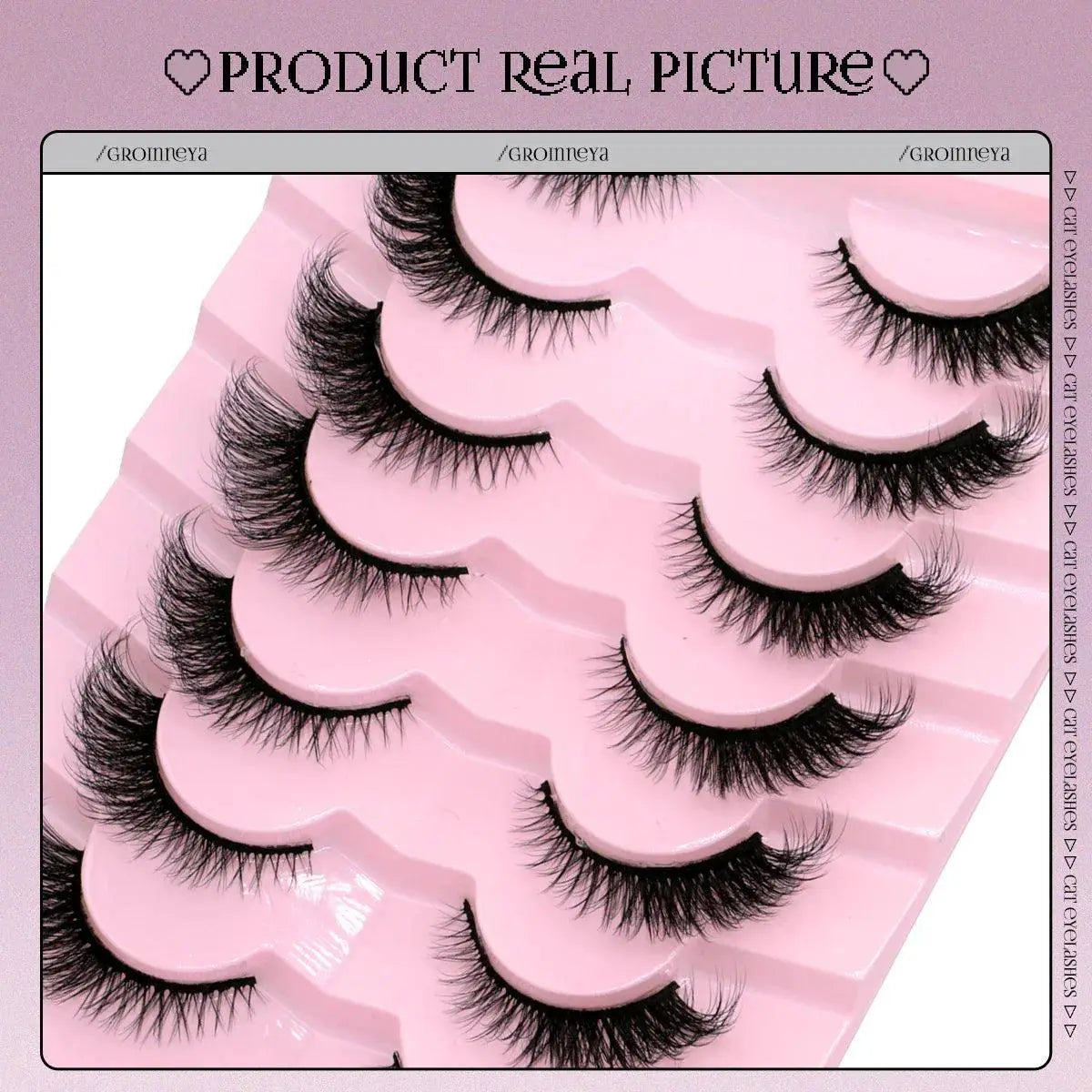 Enchanting Cat Eye Faux Mink Lashes for Winged Look