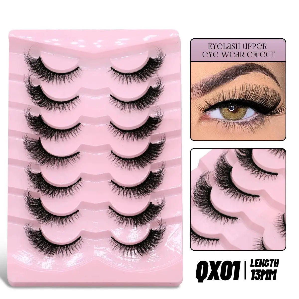 Enchanting Cat Eye Faux Mink Lashes for Winged Look