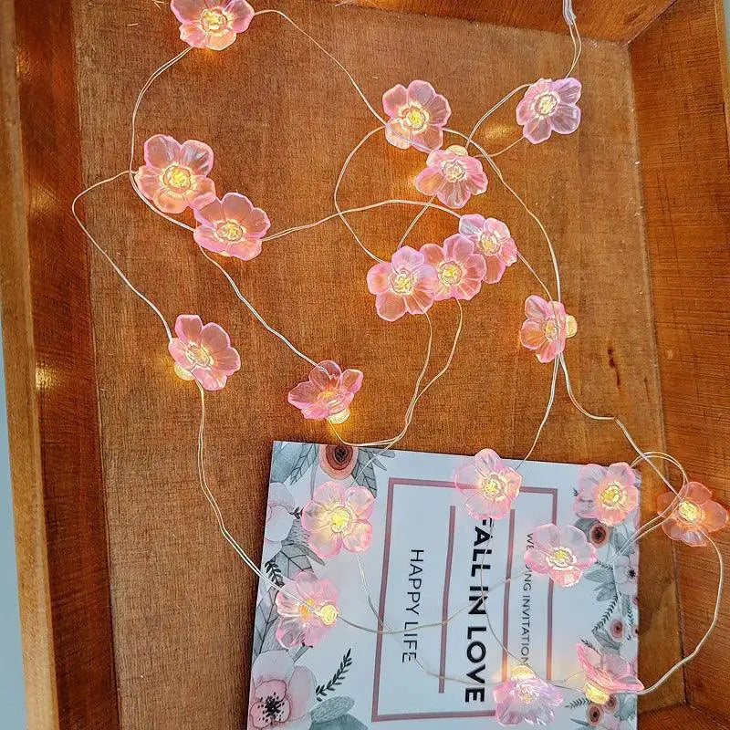 Cherry Blossom LED Fairy Lights For Outdoor Decor Deluxe