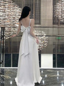 Airy Open Back Wedding Dress for Brides