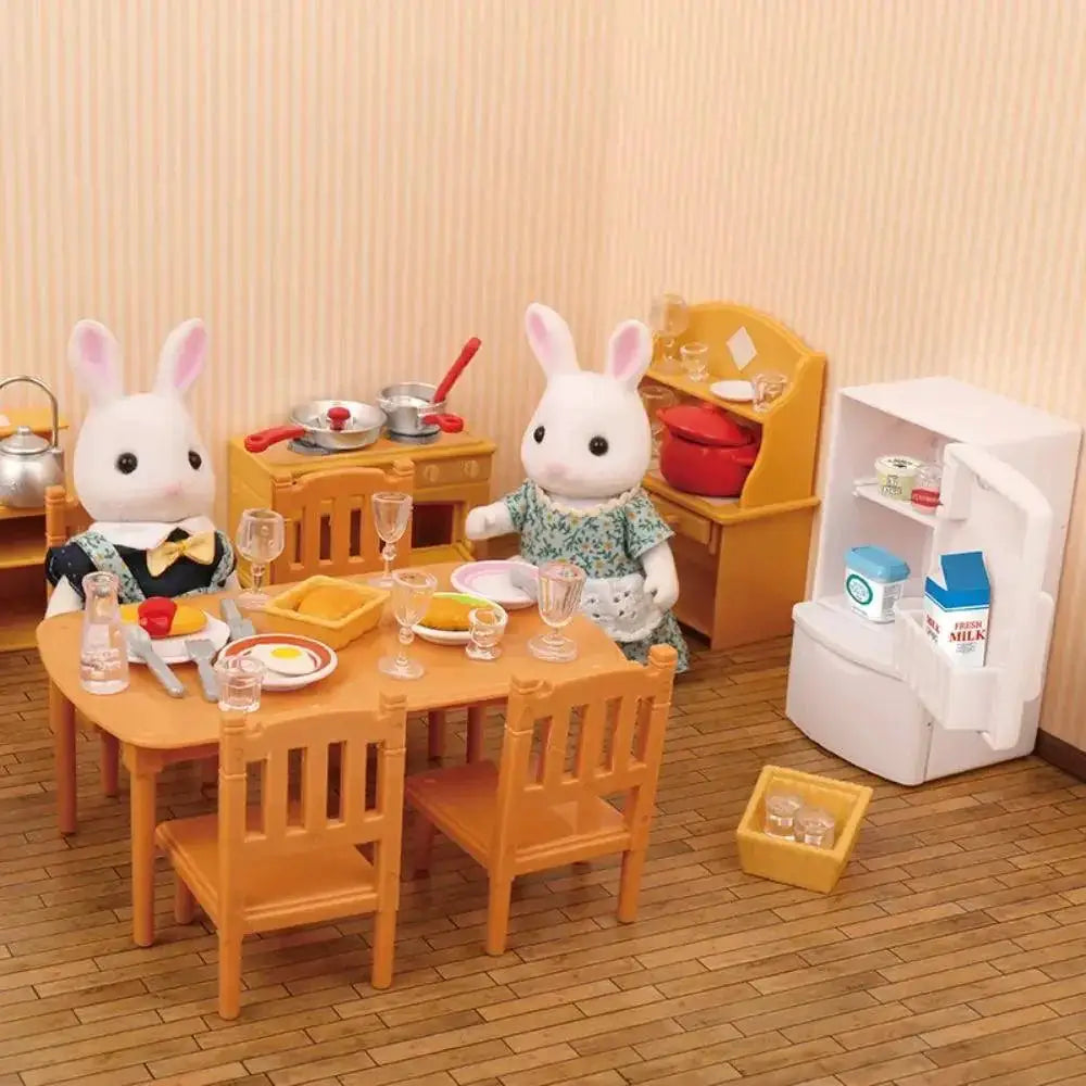 Enchanting Forest Animal Dollhouse Furniture Set For Dolls