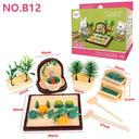 Enchanting Forest Animal Dollhouse Furniture Set for Dolls