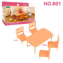 Enchanting Forest Animal Dollhouse Furniture Set for Dolls
