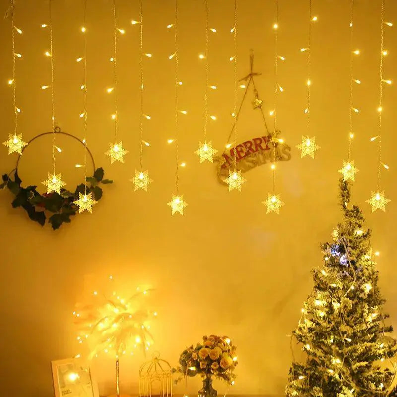 Enchanting LED Elk Bell String Lights for Magical Decor