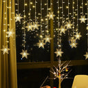 Enchanting LED Elk Bell String Lights for Magical Decor