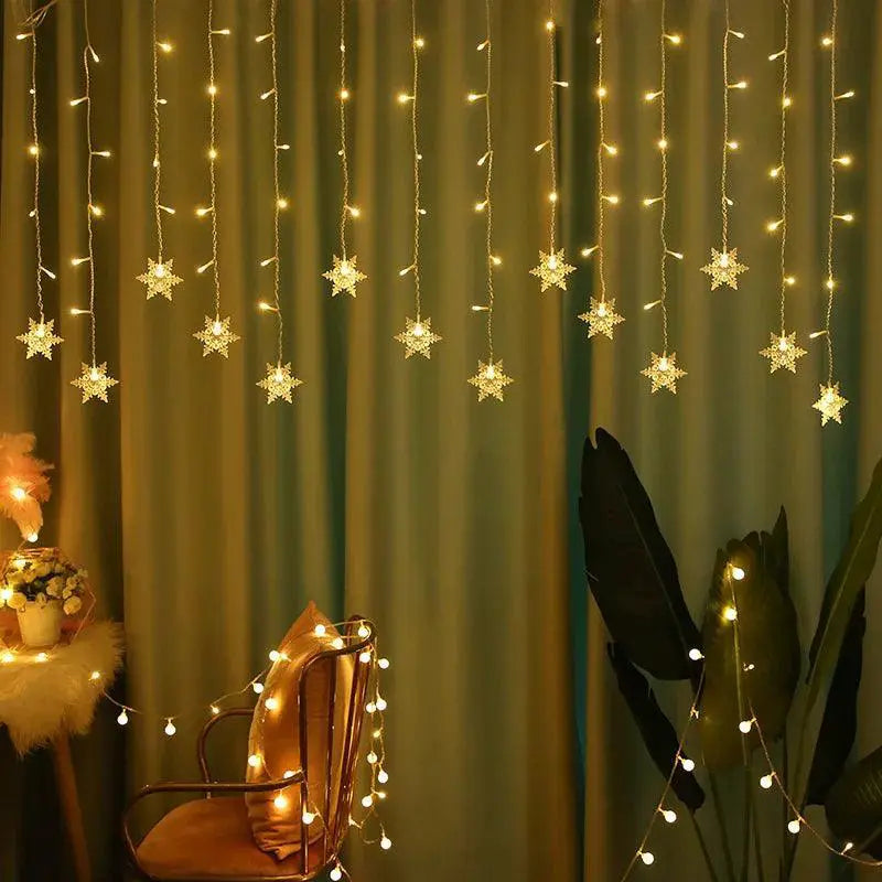 Enchanting LED Elk Bell String Lights for Magical Decor