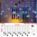 Enchanting LED Elk Bell String Lights for Magical Decor