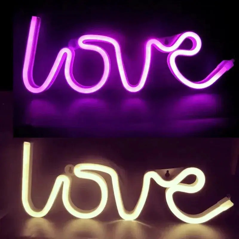 LED Moon Star Neon Light for Kids Parties Room Decor