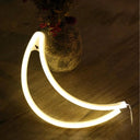 Enchanting LED Moon & Star Neon Light for Kids Parties