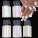 Enchanting Mermaid Holographic Nail Powder DIY Aurora Glitter Dust