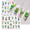 Enchanting Mystical Nail Art Stickers with Celestial Accents