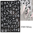 Enchanting Mystical Nail Art Stickers with Celestial Accents