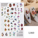 Enchanting Mystical Nail Art Stickers with Celestial Accents