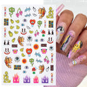 Enchanting Mystical Nail Art Stickers with Celestial Accents
