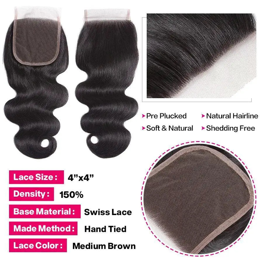 Enchanting Princess Peruvian Body Wave Remy Hair Bundle Set