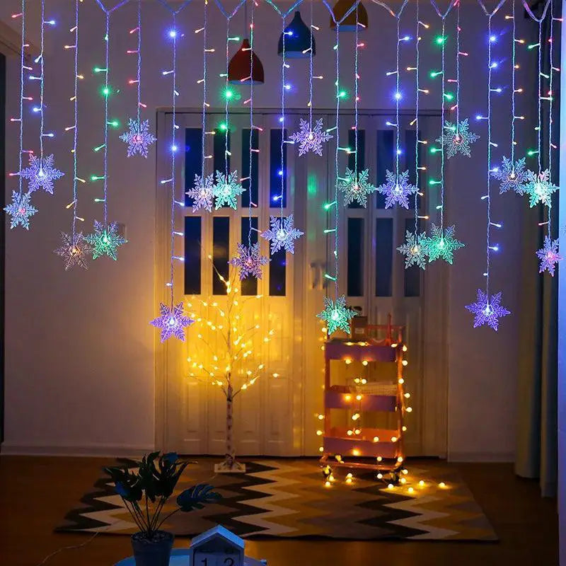 Enchanting Snowflake LED Fairy Lights for Holiday Decor