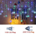 Snowflake LED Lights for Holiday Glow